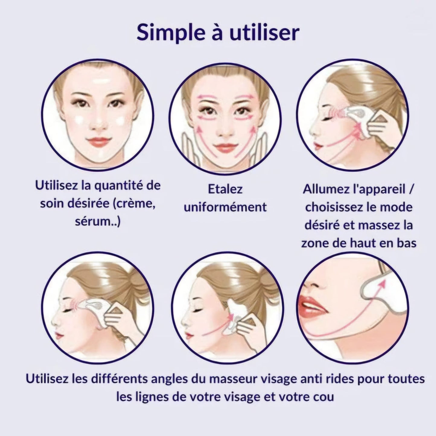 Gua Sha Appareil LED massage rajeunissement
