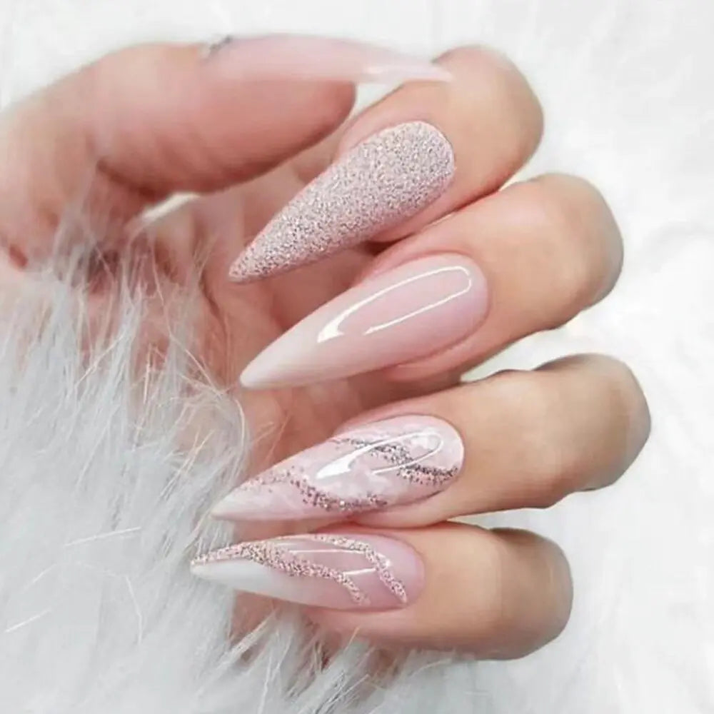 Nail art _ Faux ongles _Tips 24 pièces