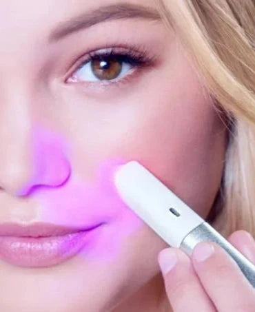 Stylo de luminothérapie rouge et bleu