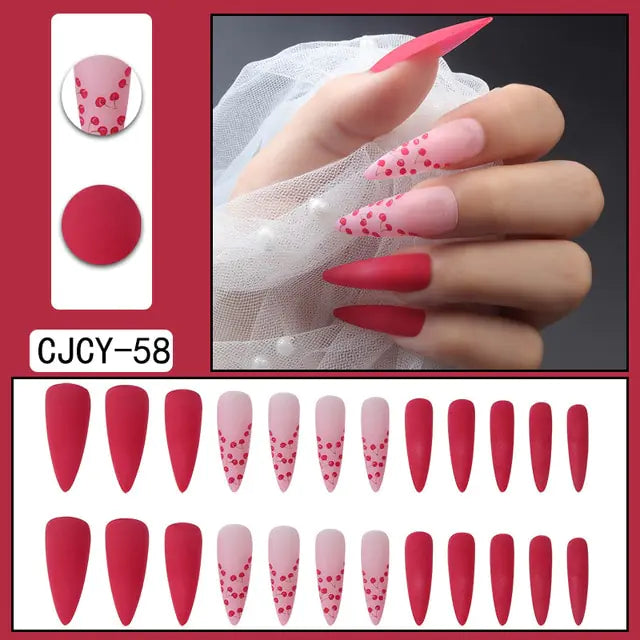 Nail art _ Faux ongles _Tips 24 pièces