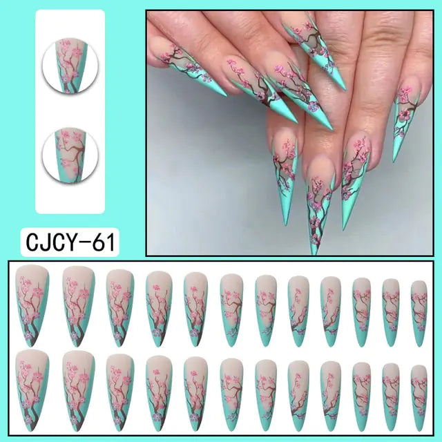 Nail art _ Faux ongles _Tips 24 pièces