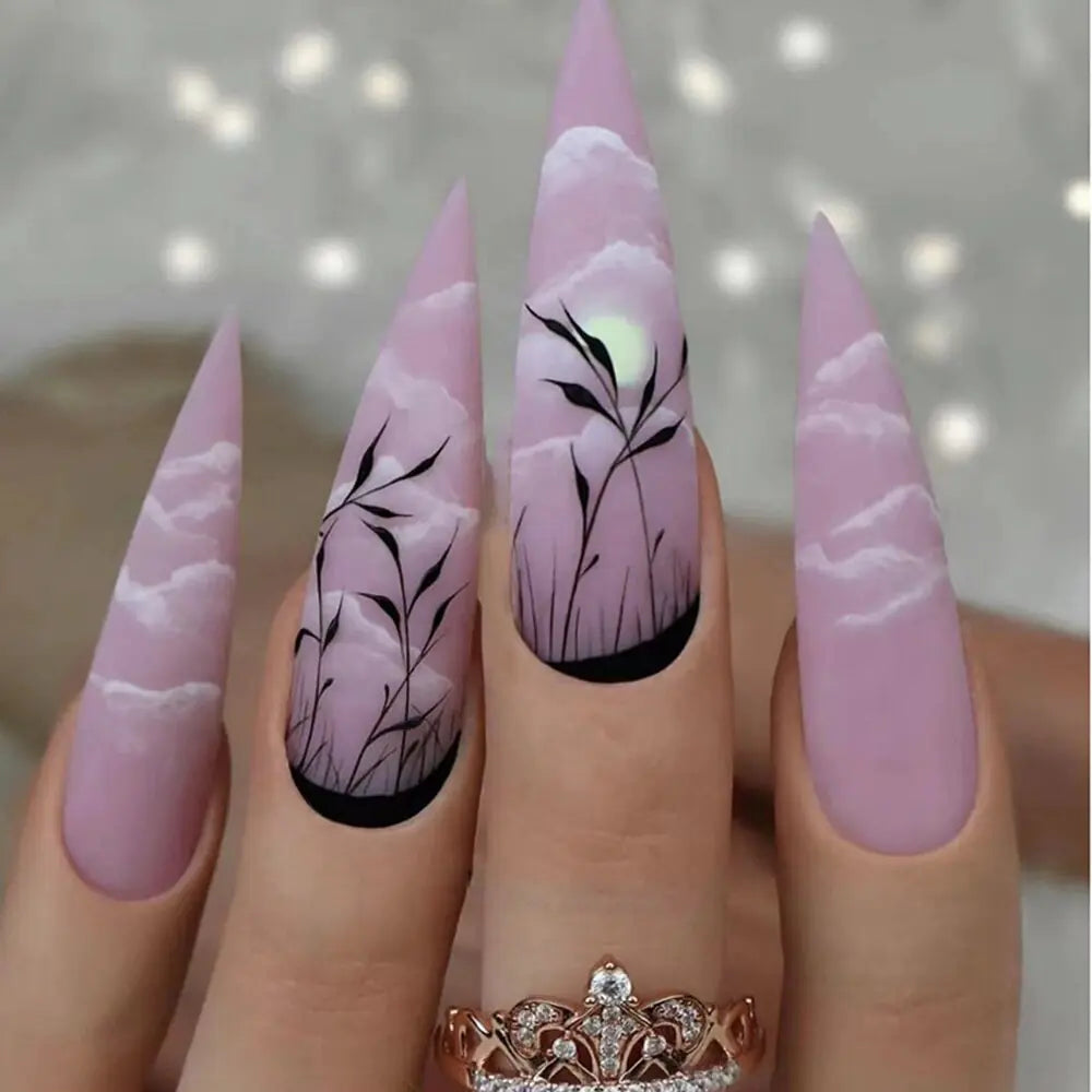 Nail art _ Faux ongles _Tips 24 pièces